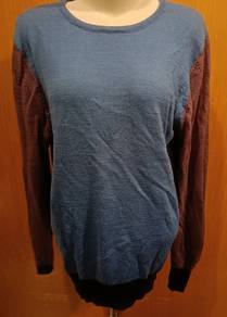 Blue, maroon n black sweater