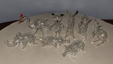 Mini glass animal figurine 8