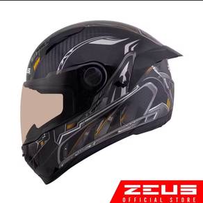 Zeus Helmet ZS - 811Full Face Helmet Black Gold