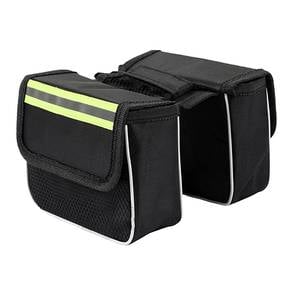 Reflective Bicycle Front Tube Saddle Bag