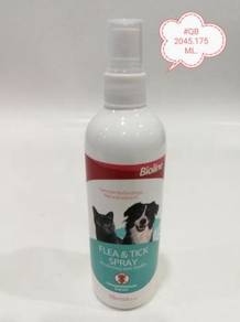QB2045 Bioline Flea Tick Spray 175ml Cat Dog Kutu