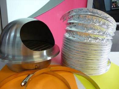 New Cooker Hood Flexible Duct n Wall CAP B18DC