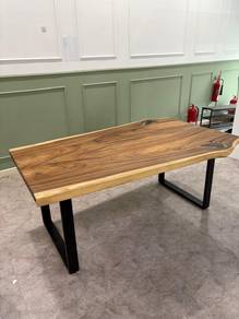 Solid Slab Wood Table – Raintree