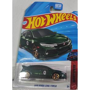 HW 2018 Honda Civic Type R Green gold wheels