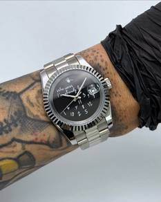 Custom Seiko Mod 39mm Black Relax "Who Cares"