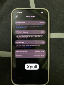 Iphone 16 Plus guna setahun