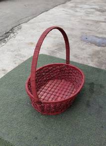 B793 Bakul Anyaman 36 cm Oval Gift Hamper Basket
