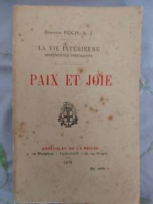 vintage1939FrenchBk#Paix etJoie#AgedStains139pages