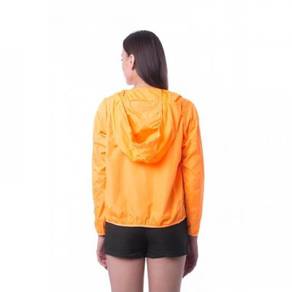 Jaket Windbreaker ada Hood Hoodie Orange RJ704