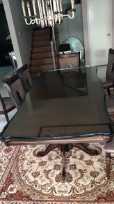 TABLE GLASS ALAS KACA MEJA l glass top install