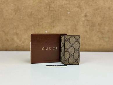 Gucci 124611 GG Canvas Key Case