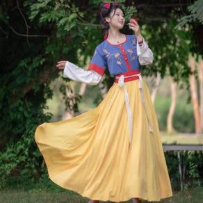Snow White Hanfu Traditional Chinese Set 3in1