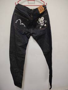 Seluar Jeans Evisu Selvedge Kepala Kain