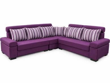 L Shape Sofa L178 PURPLE