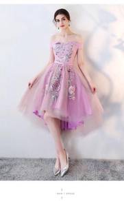 Pink wedding prom bridesmaid dress gown RBP0768