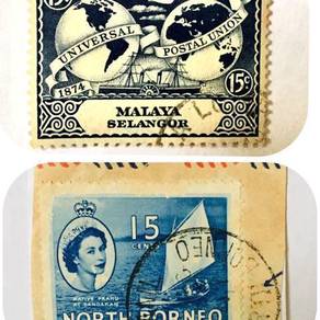 Selangor & North Borneo Stamps