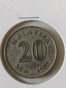 1982 20sen syiling parliament 