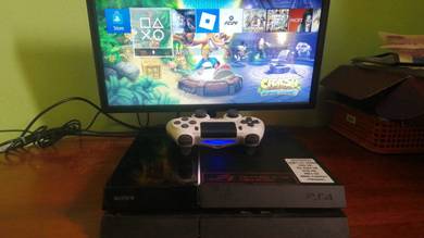PS4 fat 500gb + monitor