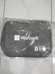 New Microsoft Tech & Cable Organizer Pouch Gray