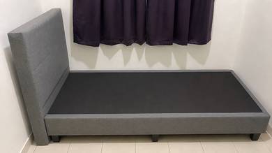 Like New Divan/Bedframe/Headboard - Super Single