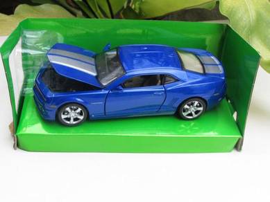 Top Mark Chevrolet Camaro RS 2010 Blue 16cm Car