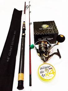 Alpine rod combo seahawk crosswave reel