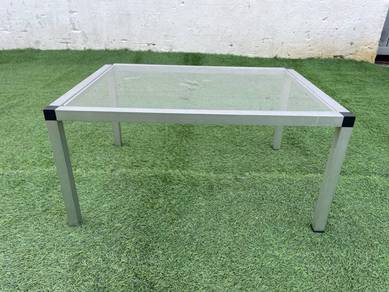 Q38-C Meja Kopi Acrylic Aluminium Coffee Table