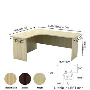 Ex L Shape Home Office Table EXL1515 150x150cm