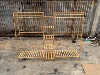 7x5ft Open Wardrobe Multipurpose Display Rack Shel