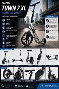 scooter Oxelo Town XL7 (new)