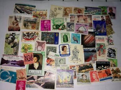 World Stamps 50 pcs Block 1