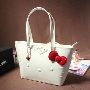 Hello Kitty white pink black red handbag slingbag