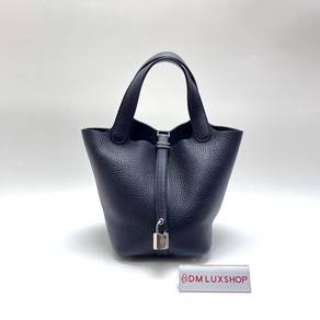 Preloved Hermes Picotin 18 Blue Nuit X Blue France
