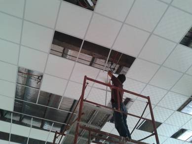 Suspended ceiling l siling gantung l plaster l