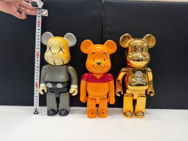BE@RBRICK KAWS Pooh Mastermind 3pcs