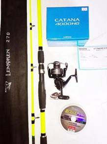 Shimano catana 4000hg reel combo lemoren rod