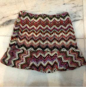 Thick knit skirt
