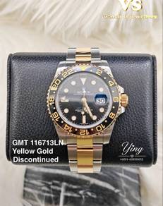Rolex GMT 116713LN discontinued Half Gold