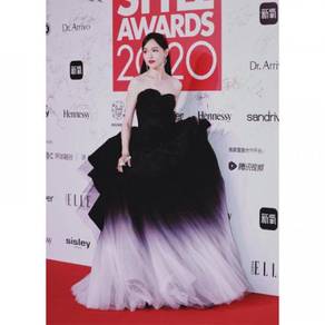 Black ombre wedding prom dress gown RBP1592