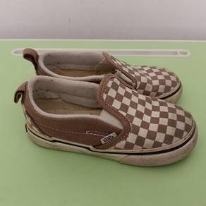 -Vans Toddler Classic Slip-On V Checkerboard