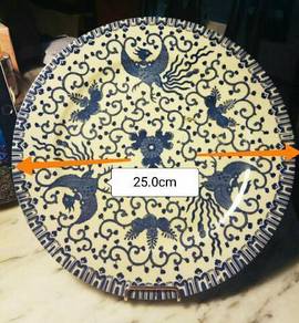 True Vintage, phoenix, blue,- white plates