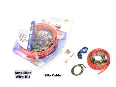 8GA AMPLIFIER WIRE KIT 8Ga Power cable Wiring kit