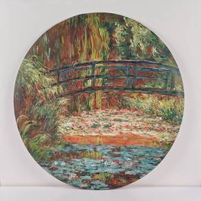 Circular Decorative Oil Painting Plate 7