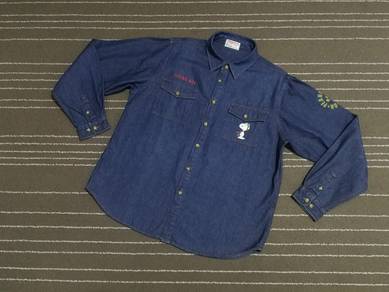 Peanuts flying Ace denim woman L