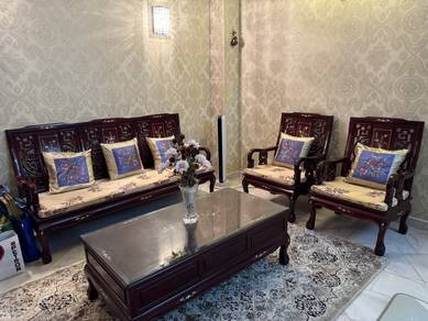 sofa ruang tamu kayu rosewood