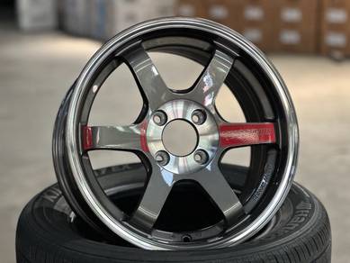 NEW 15 AOW TE37 Saga Rim Myvi Jazz Yaris Vios City