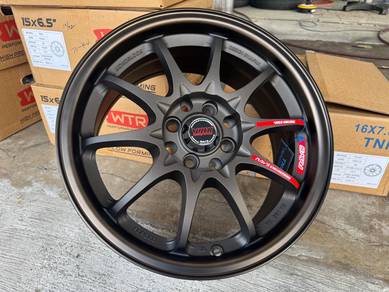 Sport Rim Baru 16 CE28 Dark brone myvi City Vios