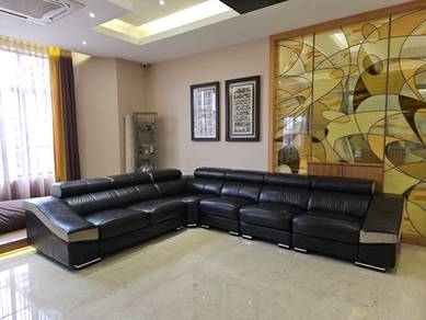 Sofa L-Shape Full Leather - Modular Set
