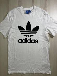 Adidas Trefoil Big Logo White Tee #D Used