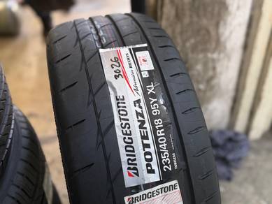 Tayar Baru 235 40 18 Bridgestone Potenza RE005thai